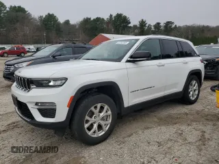 2023 Jeep Grand Cherokee Limited with VIN 1C4RJHBG2PC517841, listed as a Copart auction lot 52703795 with 66,476 mi miles and Non repairable. Bid and sale history available at DreamBid. Image 1.
