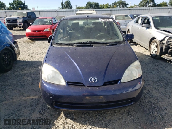 2002 Toyota Prius with VIN JT2BK12U320049746, listed as a Copart auction lot 56482984 with 186,642 mi miles and Salvage Title. Bid and sale history available at carsss.com. Image 5.