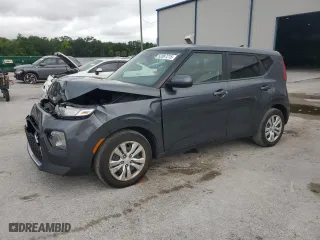 2022 Kia Soul LX with VIN KNDJ23AU9N7821226, listed as a Copart auction lot 52087215 with 49,625 mi miles and Salvage Title. Bid and sale history available at carsss.com. Image 1.