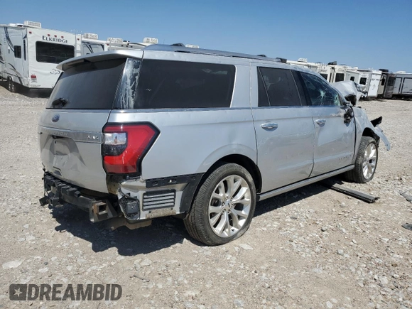 2019 Ford Expedition Max Platinum with VIN 1FMJK1MTXKEA11808, listed as a Copart auction lot 89364815 with 86,662 mi miles and Salvage title. Bid and sale history available at DreamBid. Image 3.
