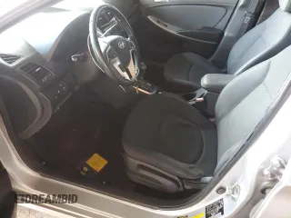 2012 Hyundai Accent SE with VIN KMHCU5AE7CU026029, listed as a Copart auction lot 53893745 with 200,233 mi miles and Salvage Title. Bid and sale history available at carsss.com. Image 7.