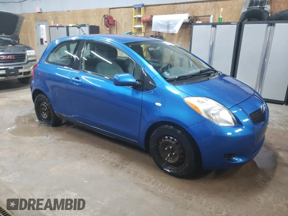2007 Toyota Yaris with VIN JTDJT923X75098524, listed as a Copart auction lot 53817445 with 170,843 mi miles and Clean Title. Bid and sale history available at carsss.com. Image 4.