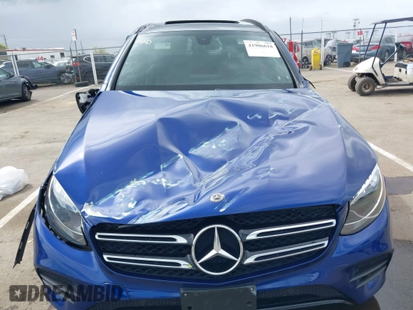 2019 Mercedes-Benz GLC with VIN WDC0G4KBXKV175924, listed as a IAAI auction lot 41906618 with 73,681 mi miles. Bid and sale history available at carsss.com. Image 12.