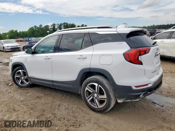 2020 GMC Terrain SLT with VIN 3GKALPEV2LL191697, listed as a Copart auction lot 58953275 with 88,034 mi miles and Salvage title. Bid and sale history available at DreamBid. Image 2.