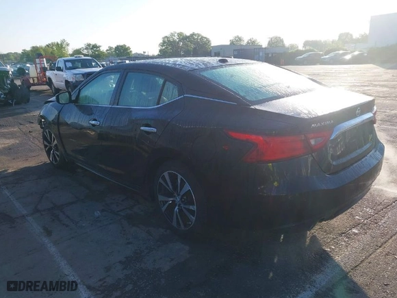 2017 Nissan Maxima SR with VIN 1N4AA6AP3HC453027, listed as a IAAI auction lot 41965266 with 42,073 mi miles. Bid and sale history available at carsss.com. Image 3.