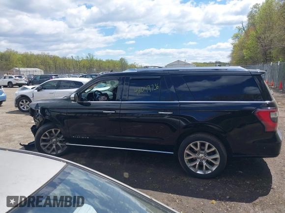 2018 Ford Expedition Max Platinum with VIN 1FMJK1MT5JEA38641, listed as a IAAI auction lot 42049736 with 95,093 mi miles and . Bid and sale history available at DreamBid. Image 14.