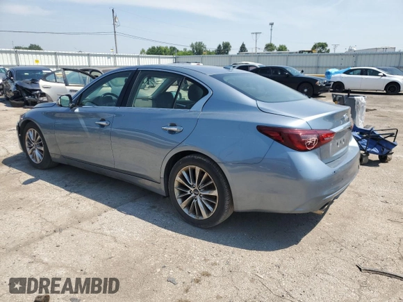 2018 Infiniti Q50 Luxe with VIN JN1EV7AP2JM364199, listed as a Copart auction lot 63623175 with 132,752 mi miles and Clean title. Bid and sale history available at DreamBid. Image 2.