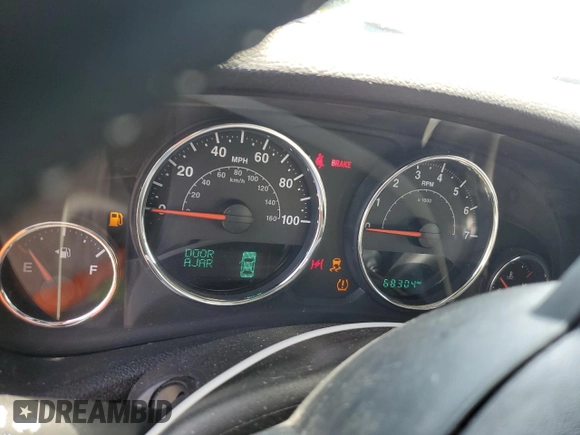 2017 Jeep Wrangler Unlimited Sport with VIN 1C4BJWDG5HL617193, listed as a Copart auction lot 63617355 with 68,304 mi miles and Salvage title. Bid and sale history available at DreamBid. Image 9.