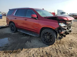 2022 Chevrolet Tahoe LT with VIN 1GNSCNKD0NR105015, listed as a Copart auction lot 46949255 with 28,434 mi miles and Salvage title. Bid and sale history available at DreamBid. Image 4.