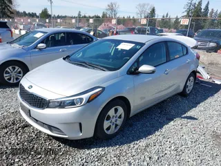 2017 Kia Forte LX with VIN 3KPFK4A7XHE018418, listed as a IAAI auction lot 41874292 with 87,608 mi miles. Bid and sale history available at carsss.com. Image 18.