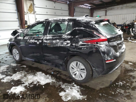 2025 Nissan LEAF S with VIN 1N4AZ1BV8SC566293, listed as a Copart auction lot 45042405 with 983 mi miles and Salvage Title. Bid and sale history available at carsss.com. Image 2.