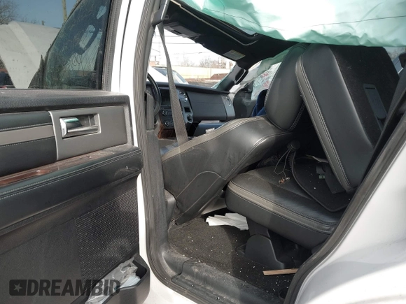 2016 Ford Expedition Platinum with VIN 1FMJU1MT1GEF10501, listed as a IAAI auction lot 41706827 with Not provided miles and . Bid and sale history available at DreamBid. Image 8.