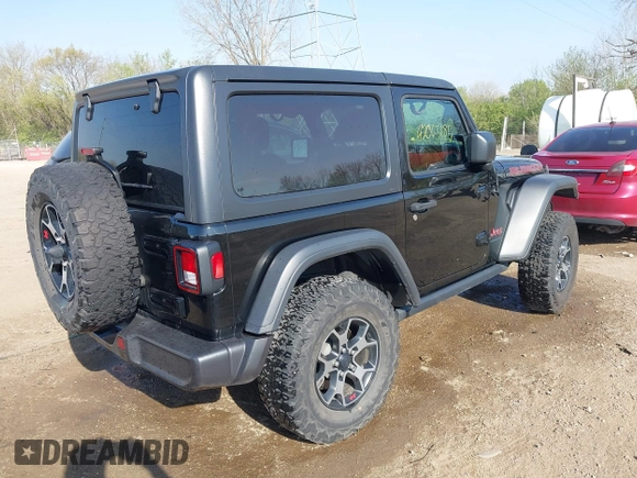 2018 Jeep Wrangler Rubicon z VIN 1C4HJXCG9JW193703, wystawiony jako IAAI lot #42065185 z przebiegiem 61 518 mil mil oraz . Historia ofert i sprzedaży dostępna na DreamBid. Obrazek 4.