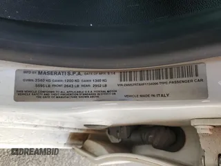 2015 Maserati Ghibli S Q4 с VIN ZAM57RTA4F1134096, выставлен на аукционе Copart как лот 49254865 с пробегом 76 856 миль миль и Чистый • Clean title. История ставок и продаж доступна на DreamBid. Изображение 12.