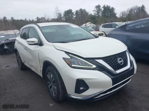 2023 Nissan Murano SV with VIN 5N1AZ2BJ8PC140099, listed as a IAAI auction lot 41725119 with 34,366 mi miles. Bid and sale history available at carsss.com. Image 13.