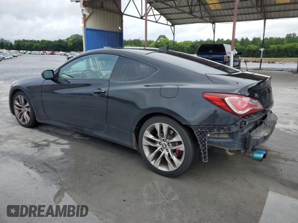 2013 Hyundai Genesis Coupe Grand Touring with VIN KMHHU6KJ7DU098549, listed as a Copart auction lot 57815265 with 115,763 mi miles and Salvage title. Bid and sale history available at DreamBid. Image 2.