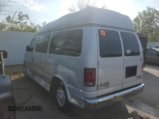 2008 Ford Econoline Passenger XL with VIN 1FBNE31L48DA30502, listed as a Copart auction lot 50341364 with Not Provided miles and Salvage Title. Bid and sale history available at carsss.com. Image 2.