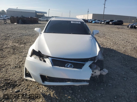 2013 Lexus IS 250 with VIN JTHBF5C27D5185429, listed as a Copart auction lot 43960165 with 153,616 mi miles and Salvage Title. Bid and sale history available at DreamBid. Image 5.