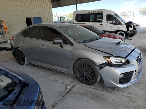 2017 Subaru WRX STI with VIN JF1VA2M6XH9817941, listed as a Copart auction lot 55410095 with 120,263 mi miles and Salvage title. Bid and sale history available at DreamBid. Image 4.
