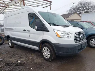 2015 Ford Transit Cargo with VIN 1FTNR2CM4FKA15362, listed as a IAAI auction lot 42021439 with 177,511 mi miles. Bid and sale history available at carsss.com. Image 1.