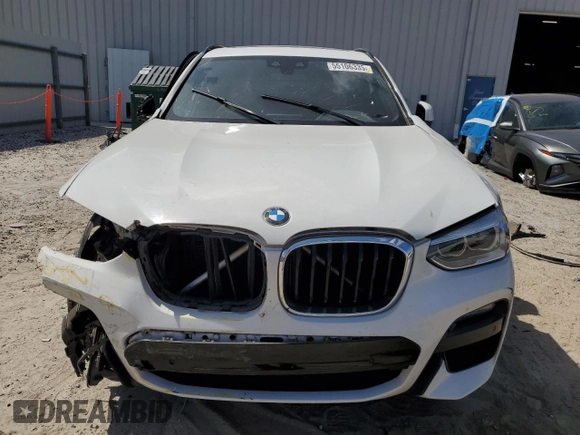 2021 BMW X3 sDrive30i z VIN 5UXTY3C01M9F55786, wystawiony jako Copart lot #55106335 z przebiegiem Nie podano mil oraz Nie do naprawy. Historia ofert i sprzedaży dostępna na DreamBid. Obrazek 5.
