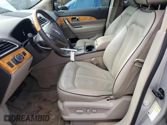 2013 Lincoln MKX with VIN 2LMDJ6JK6DBL20929, listed as a Copart auction lot 59767254 with 163,180 mi miles and Salvage Title. Bid and sale history available at DreamBid. Image 7.