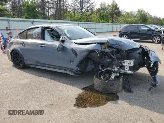2024 BMW M3 Competition xDrive z VIN WBS43AY06RFT60878, wystawiony jako Copart lot #59680505 z przebiegiem 6 551 mil mil oraz Szkoda całkowita • Salvage title. Historia ofert i sprzedaży dostępna na DreamBid. Obrazek 4.
