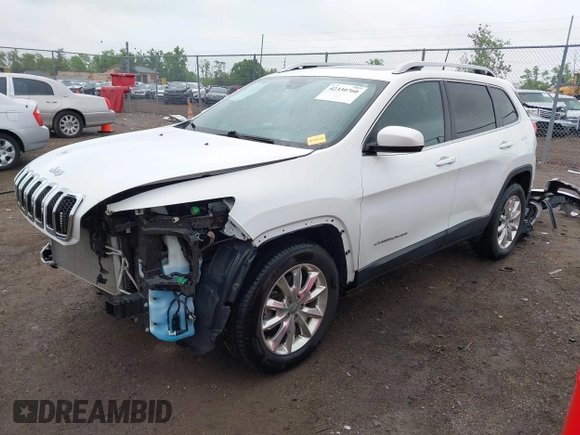 2017 Jeep Cherokee High Altitude z VIN 1C4PJMDSXHW567338, wystawiony jako IAAI lot #42330760 z przebiegiem 52 590 mil mil oraz . Historia ofert i sprzedaży dostępna na DreamBid. Obrazek 2.