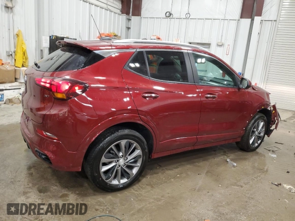 2022 Buick Encore GX Select with VIN KL4MMESL0NB128061, listed as a Copart auction lot 87652585 with 5,456 mi miles and Non repairable. Bid and sale history available at DreamBid. Image 3.