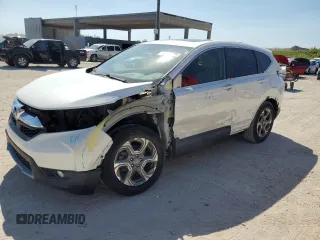 2017 Honda CR-V EX-L with VIN 2HKRW1H86HH519249, listed as a Copart auction lot 48975225 with 49,375 mi miles and Salvage Title. Bid and sale history available at carsss.com. Image 1.