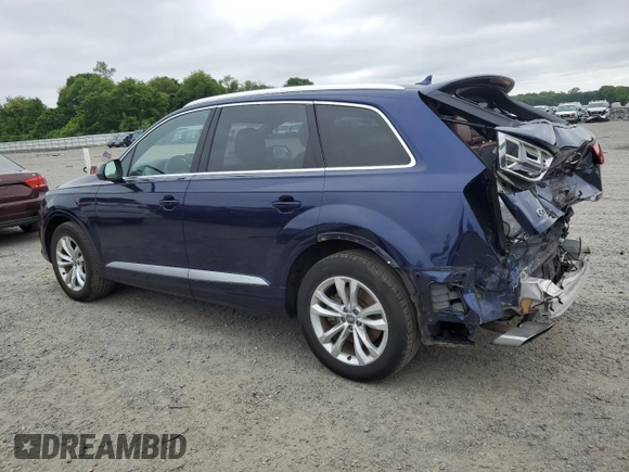 2019 Audi Q7 Premium z VIN WA1AHAF70KD027325, wystawiony jako Copart lot #59774845 z przebiegiem 50 450 mil mil oraz Szkoda całkowita • Salvage title. Historia ofert i sprzedaży dostępna na DreamBid. Obrazek 2.