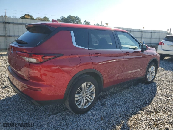 2024 Mitsubishi Outlander ES with VIN JA4J3UA86RZ023650, listed as a Copart auction lot 87401694 with 14,747 mi miles and Salvage Title. Bid and sale history available at carsss.com. Image 3.