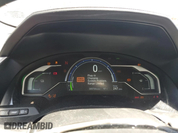 2018 Honda Clarity Plug-In Hybrid Touring with VIN JHMZC5F37JC007555, listed as a Copart auction lot 51919015 with 88,766 mi miles and Salvage Title. Bid and sale history available at carsss.com. Image 9.
