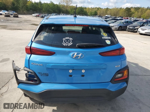 2021 Hyundai Kona SE with VIN KM8K1CAA1MU638153, listed as a Copart auction lot 51253075 with 79,346 mi miles and Salvage Title. Bid and sale history available at carsss.com. Image 6.