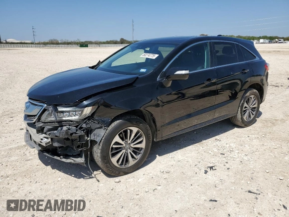 2017 Acura RDX w/Advance Pkg with VIN 5J8TB3H76HL003085, listed as a Copart auction lot 50274775 with 62,450 mi miles and Salvage Title. Bid and sale history available at carsss.com. Image 1.