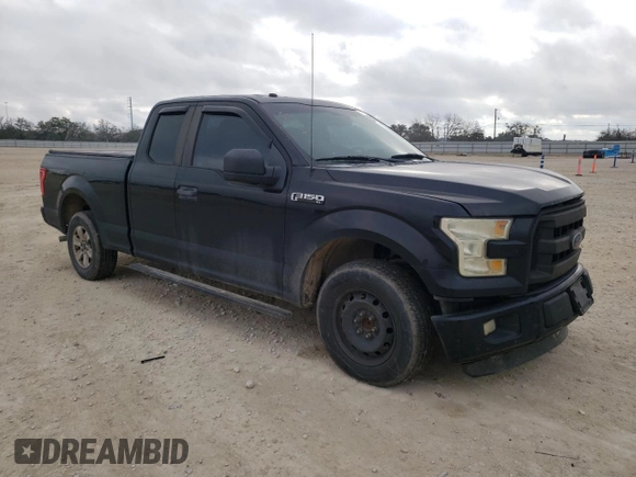 2016 Ford F-150 XL with VIN 1FTEX1C89GFB01148, listed as a Copart auction lot 41843375 with 109,875 mi miles and Salvage Title. Bid and sale history available at carsss.com. Image 4.