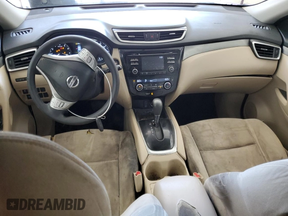 2016 Nissan Rogue S with VIN KNMAT2MTXGP653061, listed as a Copart auction lot 52374665 with 140,219 mi miles and Salvage Title. Bid and sale history available at carsss.com. Image 8.