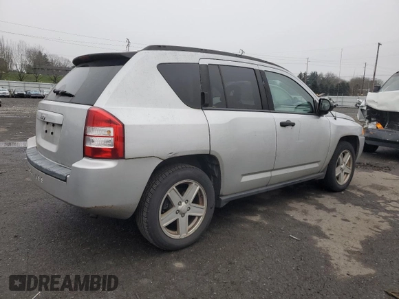 2007 Jeep Compass Sport with VIN 1J8FT47077D368914, listed as a Copart auction lot 88297555 with 192,157 mi miles and Salvage Title. Bid and sale history available at carsss.com. Image 3.