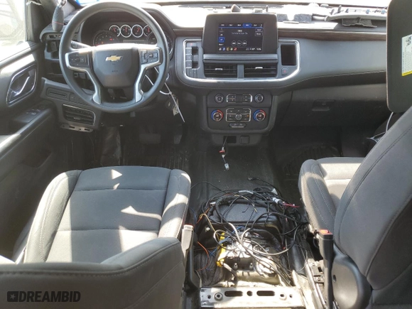 2022 Chevrolet Tahoe Commercial with VIN 1GNSCLED0NR305201, listed as a Copart auction lot 75034054 with 35,053 mi miles and Salvage Title. Bid and sale history available at carsss.com. Image 8.