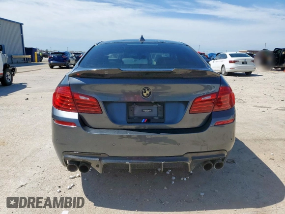 2015 BMW 5 Series 550i with VIN WBAKN9C59FD961491, listed as a Copart auction lot 60208745 with 70,241 mi miles and Salvage title. Bid and sale history available at DreamBid. Image 6.