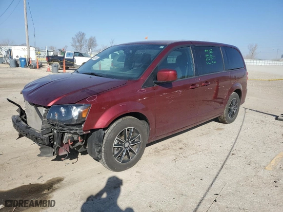2018 Dodge Grand Caravan SE Plus with VIN 2C4RDGBGXJR215097, listed as a Copart auction lot 49294855 with 114,738 mi miles and Salvage Title. Bid and sale history available at carsss.com. Image 1.