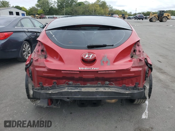 2014 Hyundai Veloster with VIN KMHTC6AD8EU199612, listed as a Copart auction lot 71808324 with 76,130 mi miles and Salvage Title. Bid and sale history available at carsss.com. Image 6.