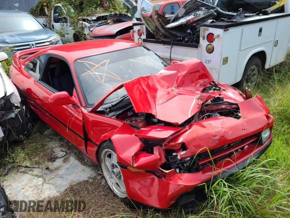 1992 Toyota MR2 z VIN SW200060858, wystawiony jako Copart lot #55721554 z przebiegiem 22 277 mil mil oraz Nie do naprawy • Non repairable. Historia ofert i sprzedaży dostępna na DreamBid. Obrazek 4.