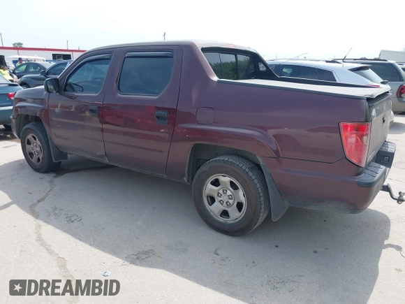 2009 Honda Ridgeline RT with VIN 5FPYK16239B109716, listed as a IAAI auction lot 42068772 with 206,649 mi miles. Bid and sale history available at carsss.com. Image 3.