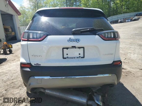 2022 Jeep Cherokee Limited with VIN 1C4PJMDN2ND527286, listed as a Copart auction lot 58162745 with 10,424 mi miles and Salvage title. Bid and sale history available at DreamBid. Image 6.