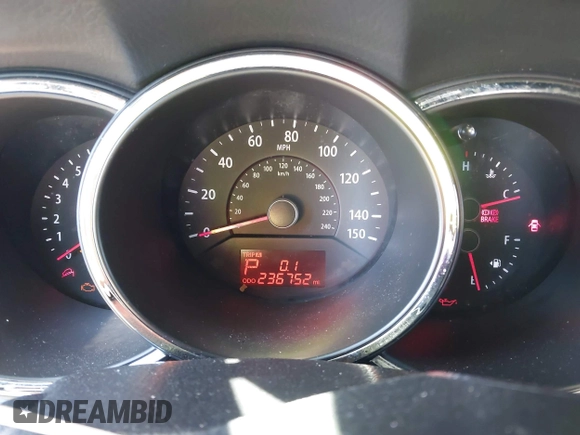 2013 Kia Sorento LX with VIN 5XYKT4A6XDG356336, listed as a IAAI auction lot 42503679 with 236,752 mi miles and . Bid and sale history available at DreamBid. Image 7.