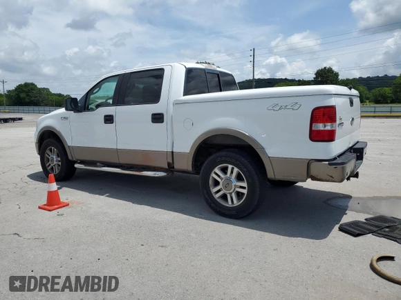 2005 Ford F-150 XLT with VIN 1FTPW14515KE37624, listed as a Copart auction lot 60975915 with 118,976 mi miles and Salvage title. Bid and sale history available at DreamBid. Image 2.