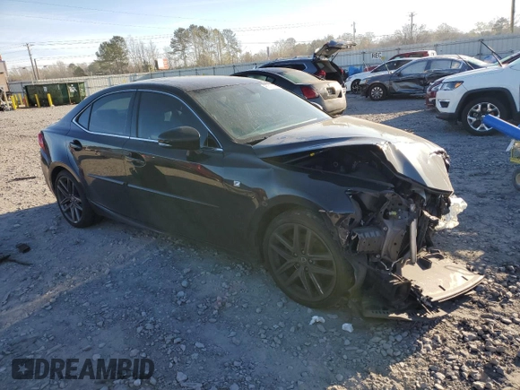 2014 Lexus IS 250 with VIN JTHBF1D20E5033565, listed as a Copart auction lot 48971935 with Not Provided miles and Salvage Title. Bid and sale history available at DreamBid. Image 4.