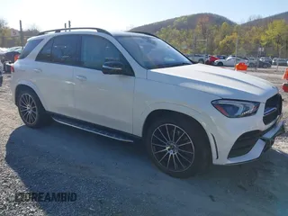2020 Mercedes-Benz GLE 450 with VIN 4JGFB5KB9LA292127, listed as a IAAI auction lot 42056261 with 59,165 mi miles and . Bid and sale history available at DreamBid. Image 1.