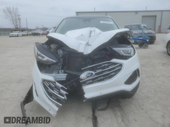 2021 Ford Edge SEL with VIN 2FMPK4J98MBA36614, listed as a Copart auction lot 44754445 with 0 mi miles and Salvage Title. Bid and sale history available at carsss.com. Image 5.